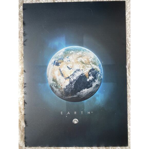Displate Metal Poster Picture Planet Earth Size Large 26.6” x 18.9” - Picture 1 of 3